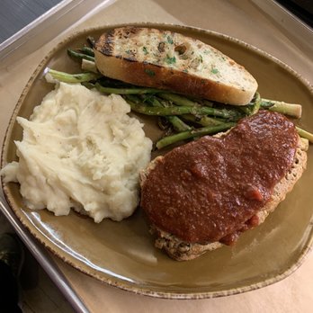 Urban Plates - BBQ Turkey Meatloaf - New American Near Me - Dublin, California Urban Plates - BBQ Turkey Meatloaf - New American Near Me - Dublin, California