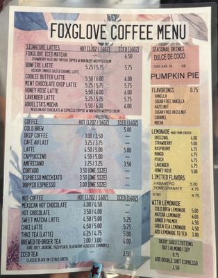 Foxglove Coffee by null