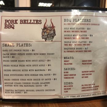 One-Eyed Cat Brewing - One side of food menu - Brewpubs Near Me - Williamsville, New York One-Eyed Cat Brewing - One side of food menu - Brewpubs Near Me - Williamsville, New York