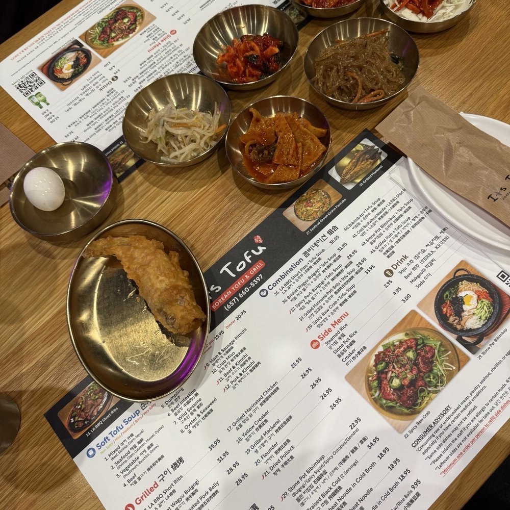 Its Tofu - menu and side dishes - Korean Near Me - Irvine, California Its Tofu - menu and side dishes - Korean Near Me - Irvine, California