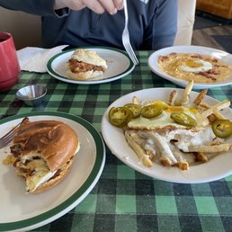 Four breakfast "small plates," so good!