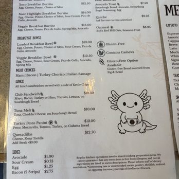 Xocolate Coffee - Menu 9/26 - Coffee & Tea Near Me - Eugene, Oregon Xocolate Coffee - Menu 9/26 - Coffee & Tea Near Me - Eugene, Oregon