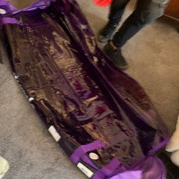 Tube/bag the Purple mattress came in. Tube/bag the Purple mattress came in.