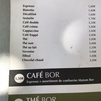 Maison Bor - Boissons chaudes menu - Candy Stores Near Me - Carcassonne, 01