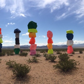 Seven Magic Mountains - The panorama shot - Public Art Near Me - Las Vegas, Nevada Seven Magic Mountains - The panorama shot - Public Art Near Me - Las Vegas, Nevada