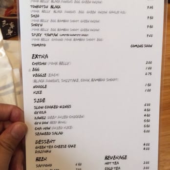 Sansotei Ramen - Menu - Ramen Near Me - Toronto, Ontario Sansotei Ramen - Menu - Ramen Near Me - Toronto, Ontario