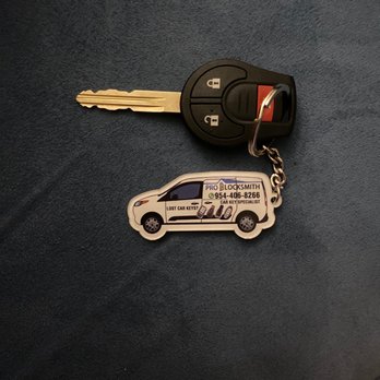Pro Locksmith - Remote key for slightly older Nissan Rogue - Keys & Locksmiths Near Me - Fort Lauderdale, Florida