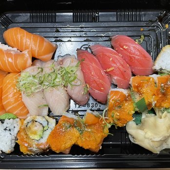 Sushi Koshi - a variety of sushi in a plastic container - Japanese Near Me - Montclair, New Jersey
