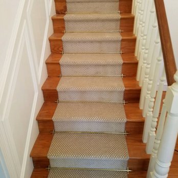 M & M Carpets - Stair runner with Brass Stair Rods - Carpeting Near Me - Highland, California M & M Carpets - Stair runner with Brass Stair Rods - Carpeting Near Me - Highland, California