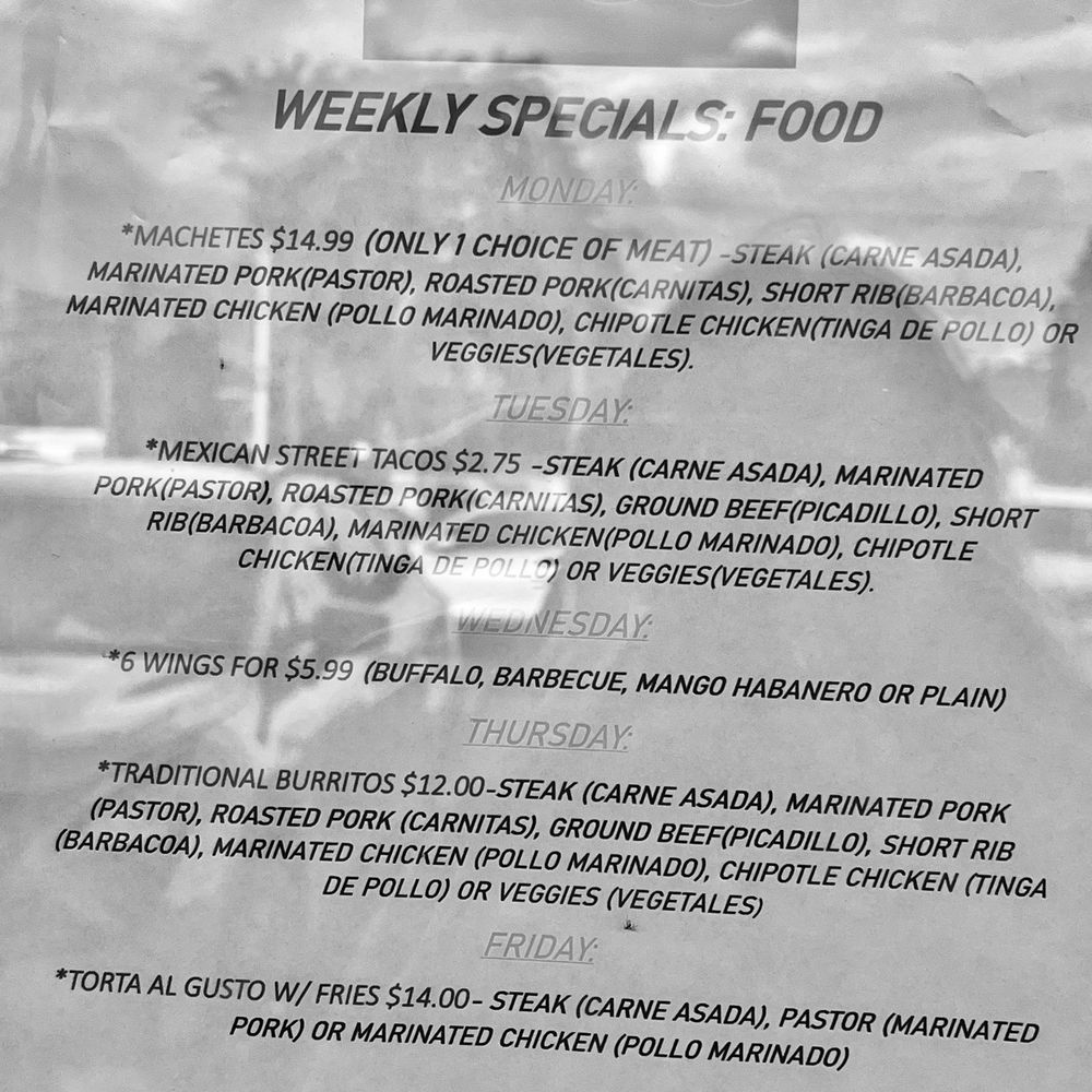Mr. Tacos - Weekly Specials Taken 9/27/2023 - Mexican Near Me - Maplewood, Minnesota Mr. Tacos - Weekly Specials Taken 9/27/2023 - Mexican Near Me - Maplewood, Minnesota