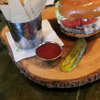 Andrei's Restaurant - Anderi's Cheeseburger.  Huuuuge!  Deliciously messy, as a burger should be. - New American Near Me - Irvine, California