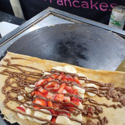 La Creperie D Andy - Crepa con plátano fresa y Nutella