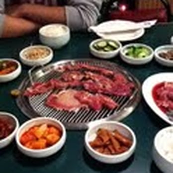 Mama's House - part of our table. - Korean Near Me - Indianapolis, Indiana