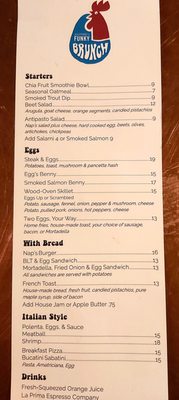 Menu photo 2 The Funky Brunch Indiana, IN Menu photo 2 The Funky Brunch Indiana, IN
