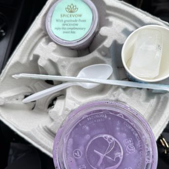 Spicevow - Ube chai and some complimentary ube lychee sago - Caterers Near Me - Redwood City, California Spicevow - Ube chai and some complimentary ube lychee sago - Caterers Near Me - Redwood City, California