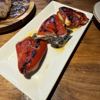 Barcelona Wine Bar - Cheese peppers on mini toasts - Tapas Bars Near Me - Nashville, Tennessee