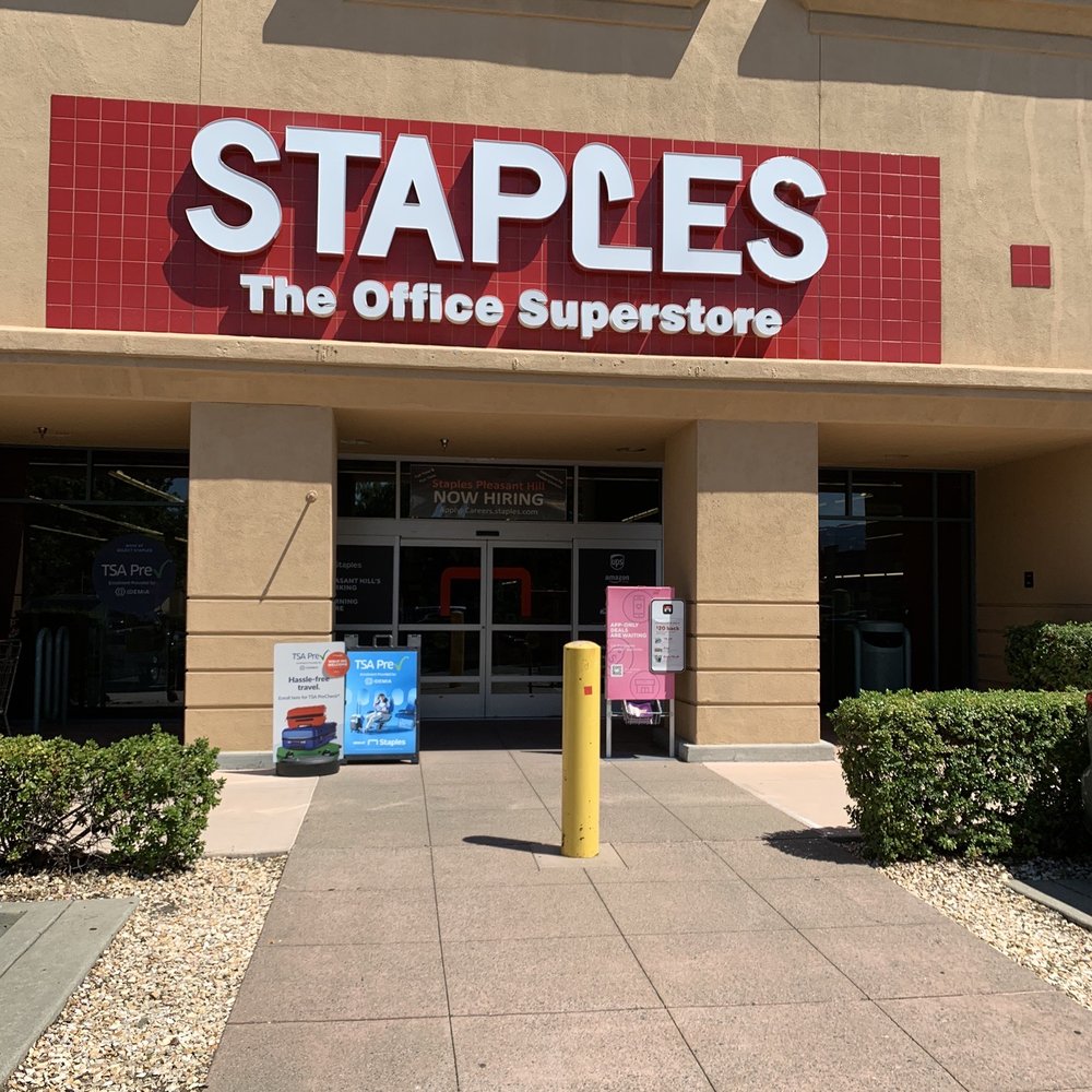 Staples - Front - Printing Services Near Me - Pleasant Hill, California Staples - Front - Printing Services Near Me - Pleasant Hill, California