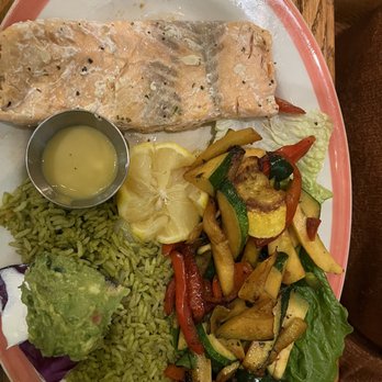 Pancho's Restaurant - Salmon. I also enjoyed the vegetables. - Mexican Near Me - Manhattan Beach, California Pancho's Restaurant - Salmon. I also enjoyed the vegetables. - Mexican Near Me - Manhattan Beach, California