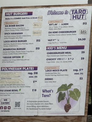 Menu photo 6 Taro Hut Kahuku, HI Menu photo 6 Taro Hut Kahuku, HI
