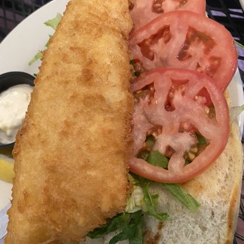 Dolsie's Lunch Box Grille - Canadian Walleye Sandwich - New American Near Me - Saint Cloud, Minnesota