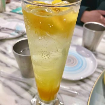 Petit Potato - Sparkling mango drink - Taiwanese Near Me - Toronto, Ontario