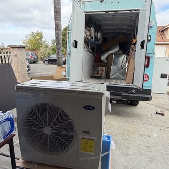 Airmaxx - Staging the equipment - Heating & Air Conditioning/HVAC Near Me - El Cajon, California