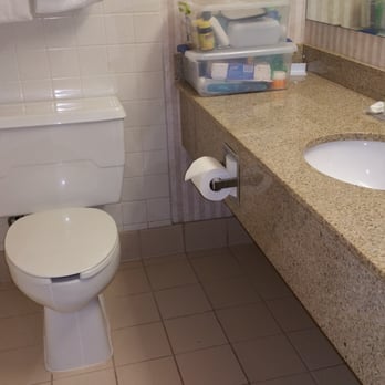 Clarion Hotel - I guess the counter is alright but sink is taking so long to  drain. - Hotels Near Me - Concord, California