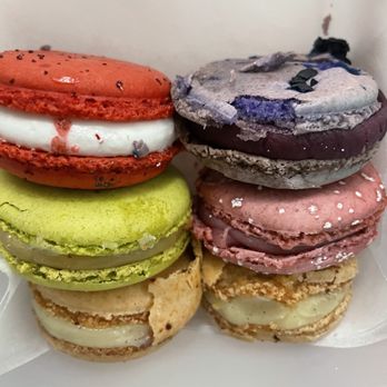 Paris Baguette - Assortment of macarons - ube, sea salt caramel, red velvet, pistachio etc - Bakeries Near Me - Edison, New Jersey