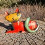 Photo of Red Dog Planters and Yard Art