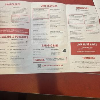 Jim 'N Nick's Bar-B-Q - Menu - Barbeque Near Me - Pooler, Georgia Jim 'N Nick's Bar-B-Q - Menu - Barbeque Near Me - Pooler, Georgia