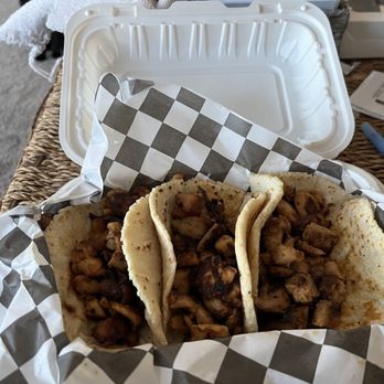 Jefe's Cocina - Three Chicken Tacos on substantial handmade corn tortillas. - New Mexican Cuisine Near Me - Los Angeles, California Jefe's Cocina - Three Chicken Tacos on substantial handmade corn tortillas. - New Mexican Cuisine Near Me - Los Angeles, California