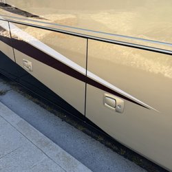 Roger's Camping Trailers - Doors after repair and painting
