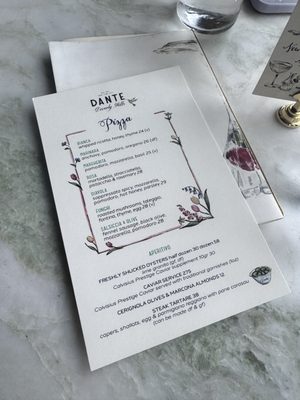 Menu photo 8 Dante Beverly Hills Beverly Hills, CA