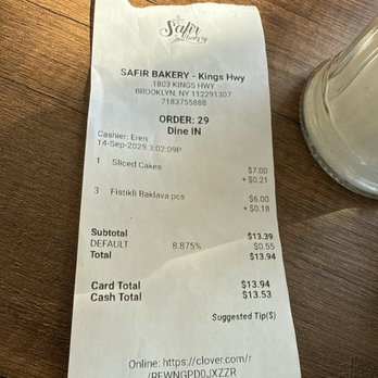 Safir Bakery - They charge the extra fee - Bakeries Near Me - Brooklyn, New York Safir Bakery - They charge the extra fee - Bakeries Near Me - Brooklyn, New York
