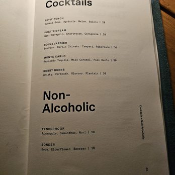Lilo - Cocktails and Non-Alcoholic Options - Seafood Near Me - Carlsbad, California