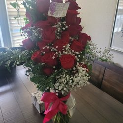 Lucero's Flowers and Memorials - Fresh and beautiful. I ordered them over the phone and explained what I wanted she did exactly what we agreed on