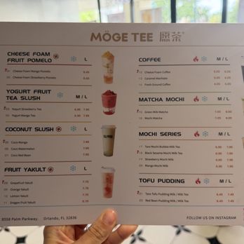 Mǒge Tee - Vista - Menu - Bubble Tea Near Me - Orlando, Florida Mǒge Tee - Vista - Menu - Bubble Tea Near Me - Orlando, Florida
