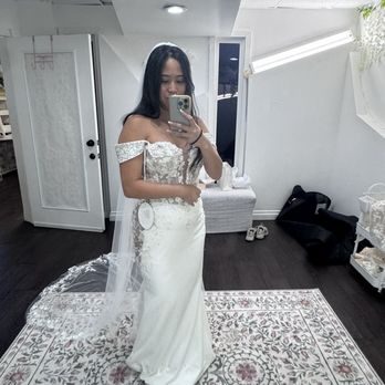 Beige Bridal - How is started at my first fitting! - Bridal Near Me - Garden Grove, California
