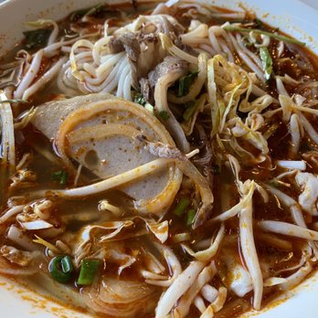 Pho Old Saigon - Garnishes and noodles mixed together - Vietnamese Near Me - Honolulu, Hawaii Pho Old Saigon - Garnishes and noodles mixed together - Vietnamese Near Me - Honolulu, Hawaii