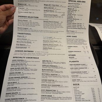 Aoki Teppanyaki Waikiki - Teppanyaki Near Me - Honolulu, Hawaii
