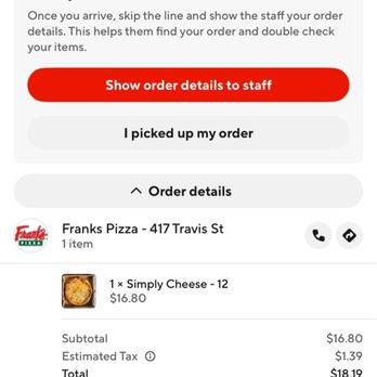 Frank's Pizza - Pizza Near Me - Houston, Texas