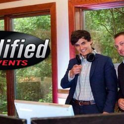 Amplified Events - DJs & Lighting - Co-owners, David Bash and Patrick O'Connor DJing at Savannah Rapids in Augusta, GA.