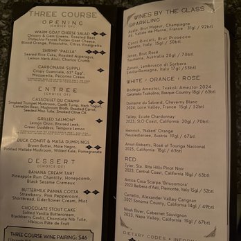 Nocturne - Menu April 2026 - Jazz & Blues Near Me - Denver, Colorado