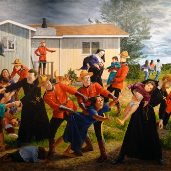 Denver Art Museum - Kent Monkman; The Scream; 2017; acrylic paint on canvas - Art Galleries Near Me - Denver, Colorado