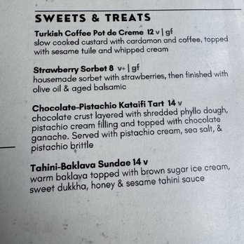 Baba restaurant - Dessert menu - Mediterranean Near Me - Spokane, Washington Baba restaurant - Dessert menu - Mediterranean Near Me - Spokane, Washington