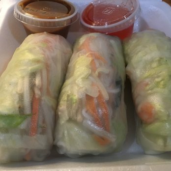 Thai Bamboo - Spring Roll with Shrimp. Very good. - Thai Near Me - Northridge, California Thai Bamboo - Spring Roll with Shrimp. Very good. - Thai Near Me - Northridge, California