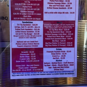 Copper Top BBQ - Menu - Barbeque Near Me - Big Pine, California Copper Top BBQ - Menu - Barbeque Near Me - Big Pine, California