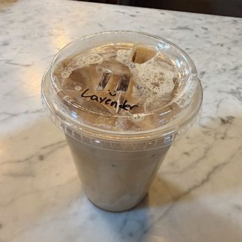 Terrain Cafe - Iced Lavender Latte - New American Near Me - Westport, Connecticut