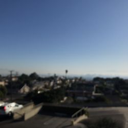 Ocean View Preschool - The normally pristine view is a Smokey haze today :-(