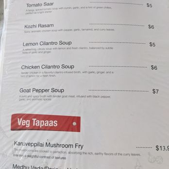 Kolapasi - Food Menu April 2026 - Indian Near Me - San Francisco, California Kolapasi - Food Menu April 2026 - Indian Near Me - San Francisco, California